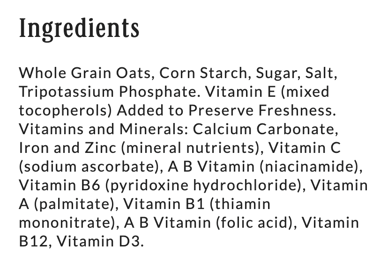 cheerios ingredients